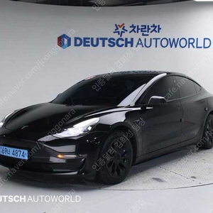 모델3 중고 테슬라 중고 검정색 2021년식 44,103km 롱 레인지 중고차 할부가능