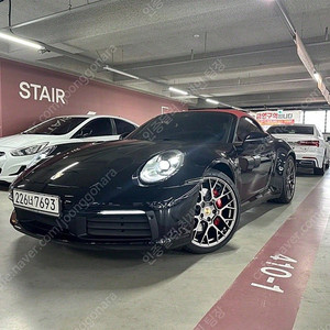 포르쉐 중고 911 중고 카레라 4S 카브리올레 중고 포르쉐 검정색 2020년식 21,878km 카레라 4S 카브리올레 개인사업자중고차