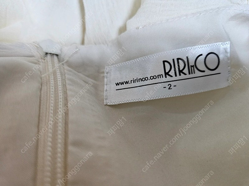 새상품급) 리리앤코 자수 롱 원피스 판매합니다 이미지