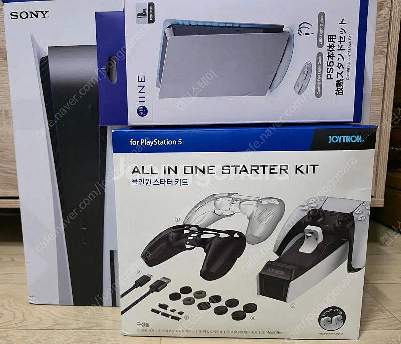 PS5 1218A 플스5디스크+아이네쿨링 수직거치대+조...--0