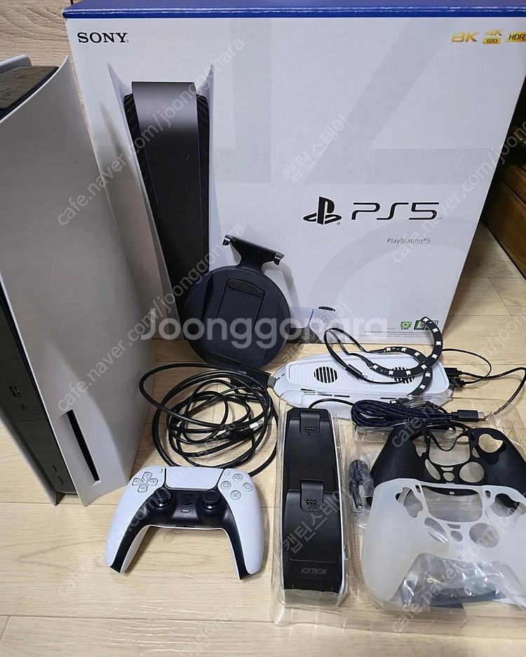 PS5 1218A 플스5디스크+아이네쿨링 수직거치대+조...--1
