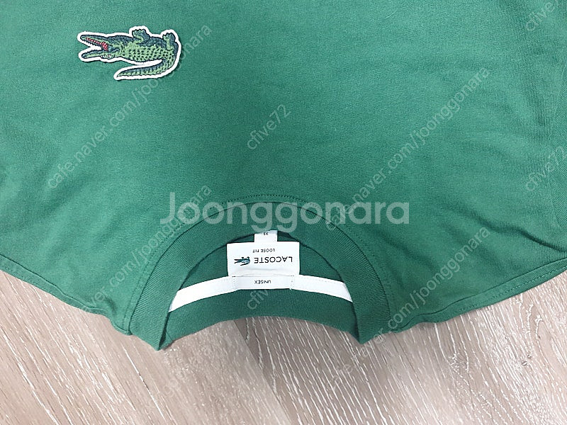 라코스테 티셔츠 xs 90(남녀공용)--1