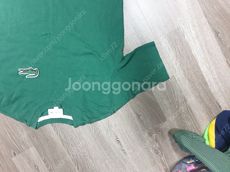 라코스테 티셔츠 xs 90(남녀공용)--2