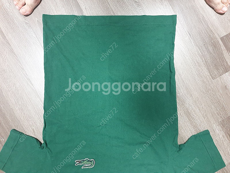 라코스테 티셔츠 xs 90(남녀공용)--4