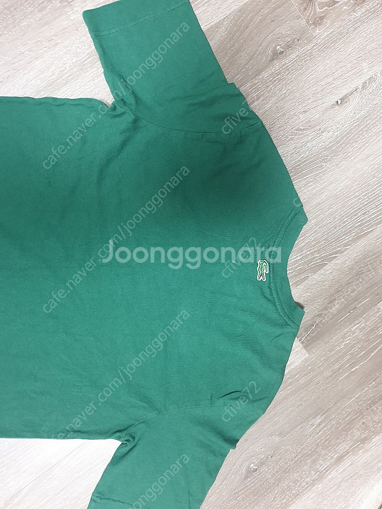 라코스테 티셔츠 xs 90(남녀공용)--8