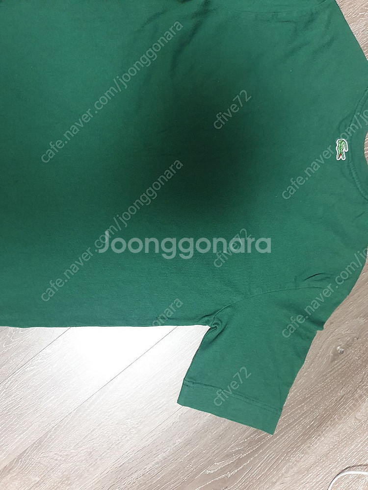 라코스테 티셔츠 xs 90(남녀공용)--9