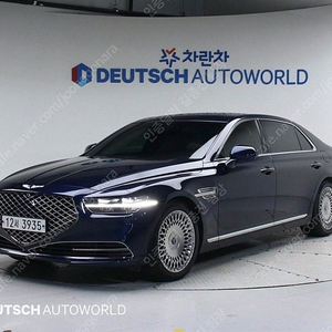 제네시스 G90 중고차 가격 제네시스 중고 파란색 2019년식 66,670km 3.8 GDI AWD 럭셔리 수원중고차