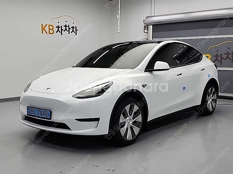흰색 24년형 테슬라 모델Y 중고 테슬라 중고 RWD ...--0