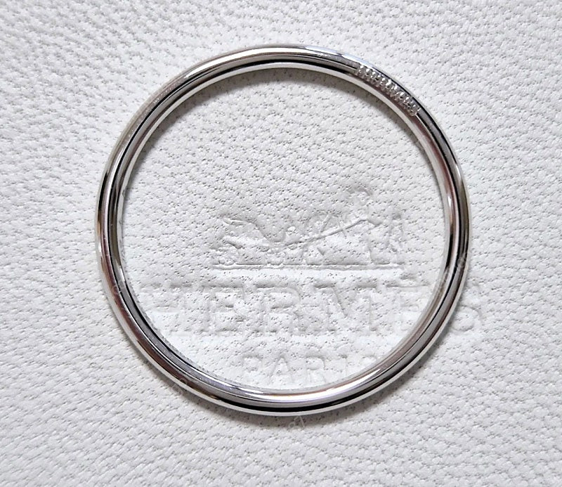(새상품) 에르메스 18k 화이트골드 반지 59호 팝니다.[한국사이즈 남자 18호]--4