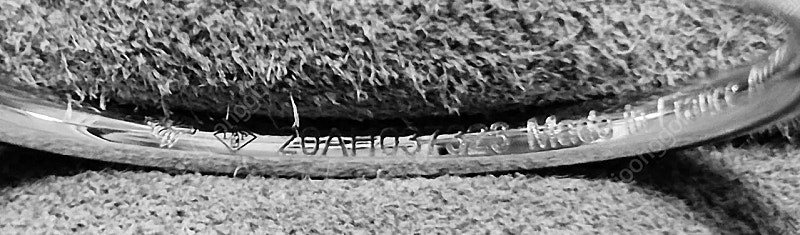 (새상품) 에르메스 18k 화이트골드 반지 59호 팝니다.[한국사이즈 남자 18호]--5