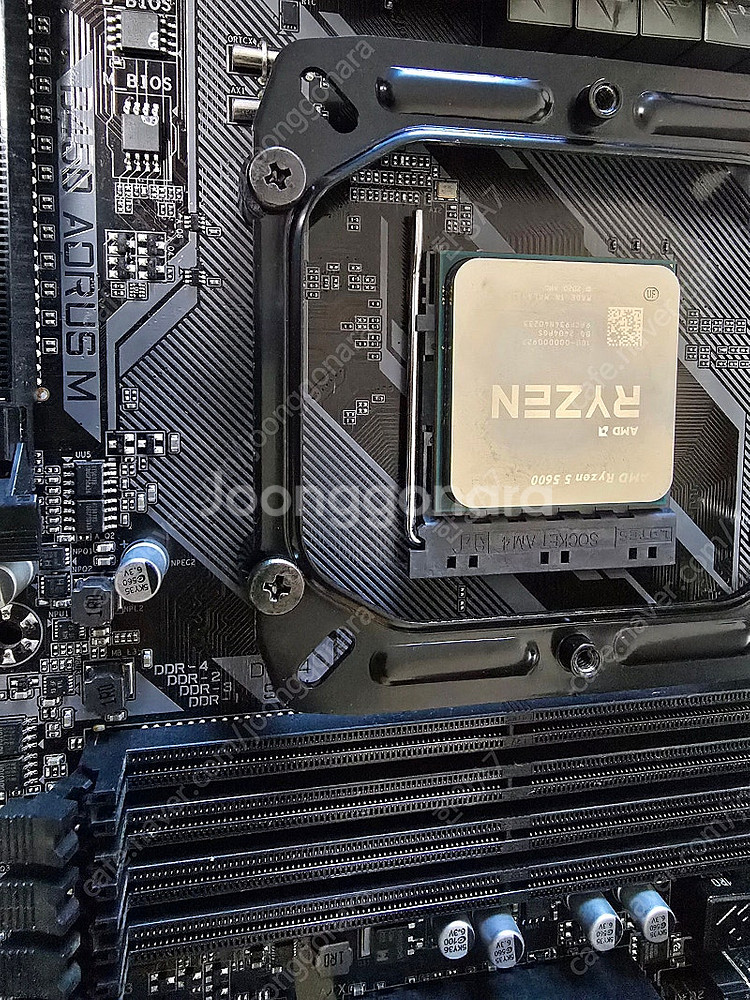 라이젠 5600 + B450 AORUS M + 잘만 올...--2