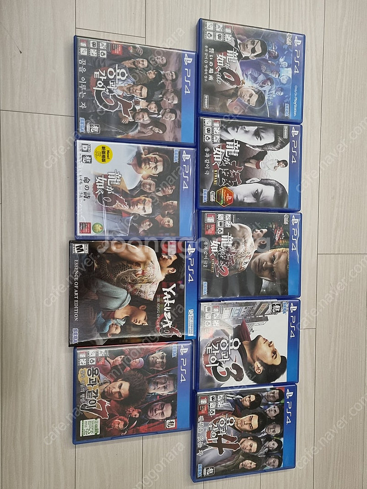 PS4 용과같이 01234567 일괄 (아트북케이스)--0