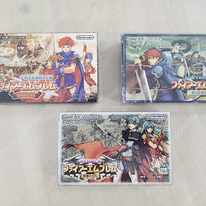 (가격인하)GBA 명작 파이어엠블렘시리즈 3종 소장용 일괄판매