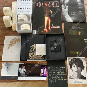 [직접찍은사진 有] 박효신 굿즈(2019팬클럽 굿즈, DAZED 화보, 시리얼컵 등) 판매합니다
