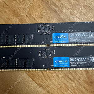 마이크론 DDR5 32gb 램 판매합니다. (16gb x2)