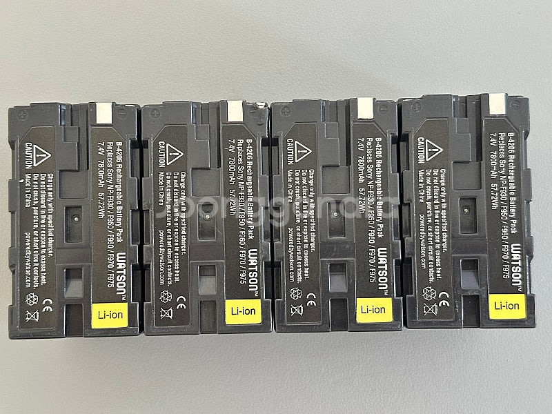 Watson NP-F975 배터리 4개 팝니다. 개당 ...--2