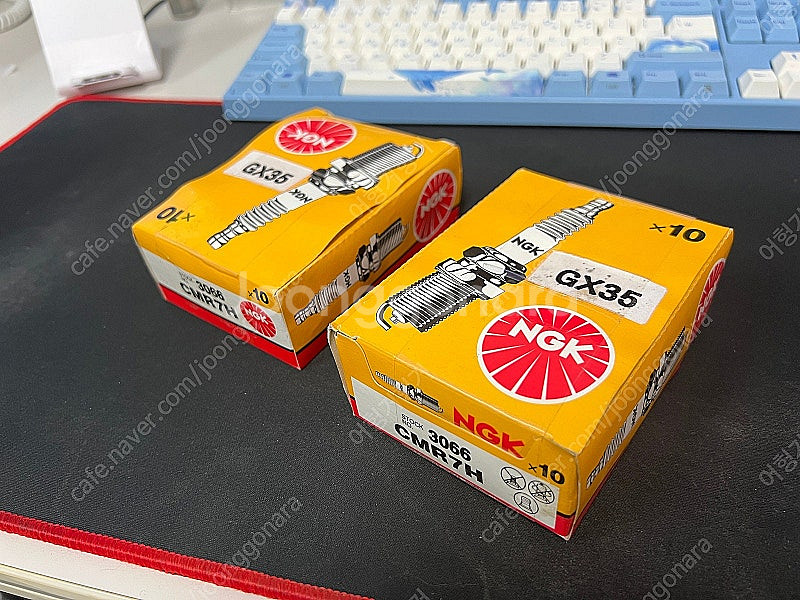 NGK GX35 점화플러그 2박스 미사용 팝니다.--0