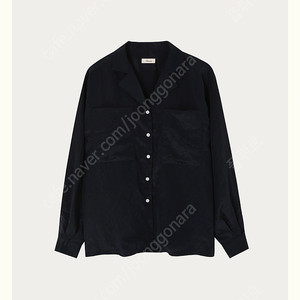 Ribbonbit Maze Pocket Blouse - Navy