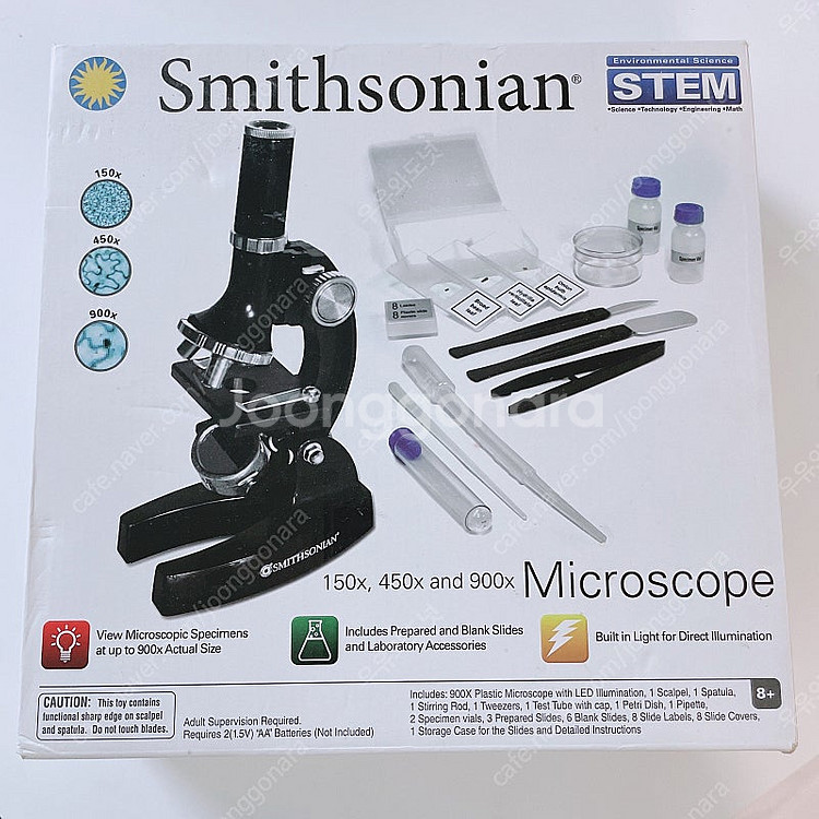 STEM 스미소니언 어린이 교육용 현미경 900x--0