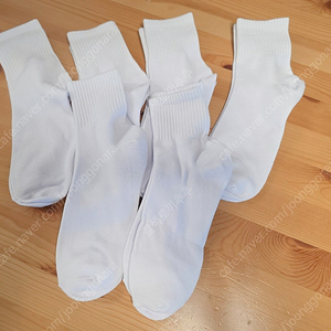 새상품 미사용 더베이직 남성용 스포츠 커버 중목 양말 남성양말 남자양말 기본양말 베이직양말 화이트