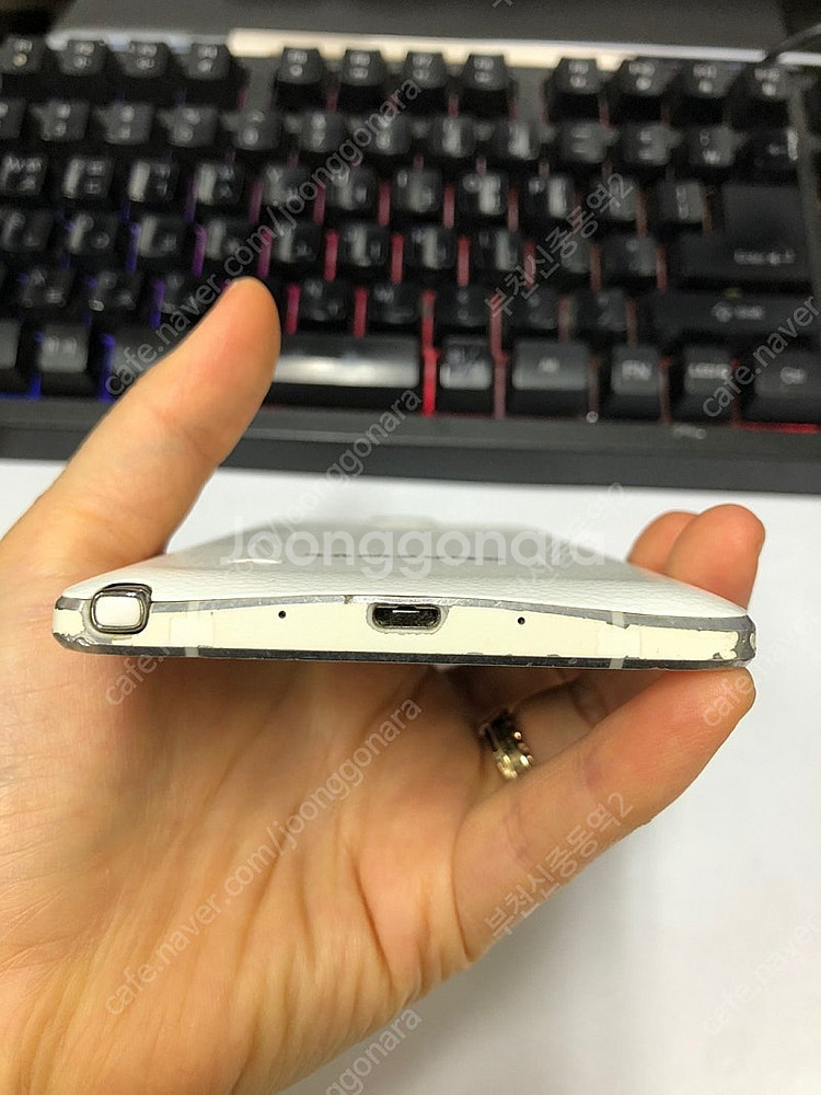 188170 갤럭시노트4S-LTE 화이트 외관깔끔 32...--6