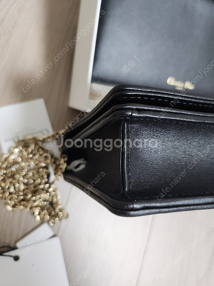 디올 레이디 크로스 클러치백 woc 램 블랙--2