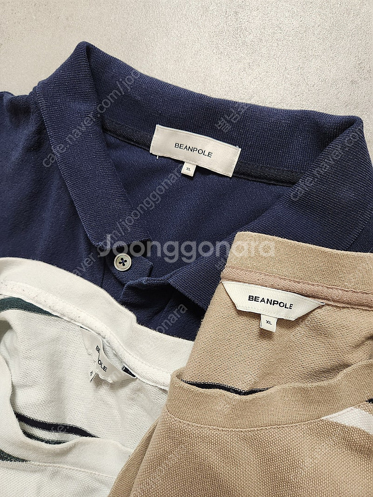 빈폴110사이즈 네이비 카라티 스트라이프티덤--4