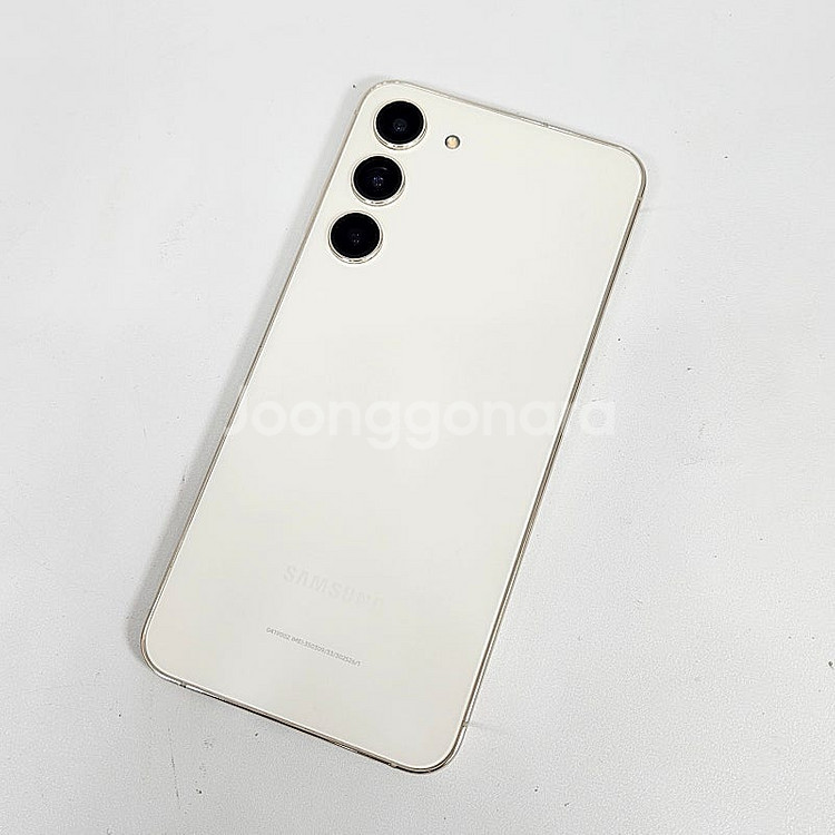 S916 ] 갤럭시 S23플러스 크림 256기가 38....--1