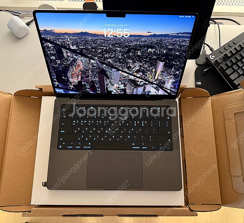 (새제품급)맥북 프로 14인치 M4 16gb+1TB스블--0