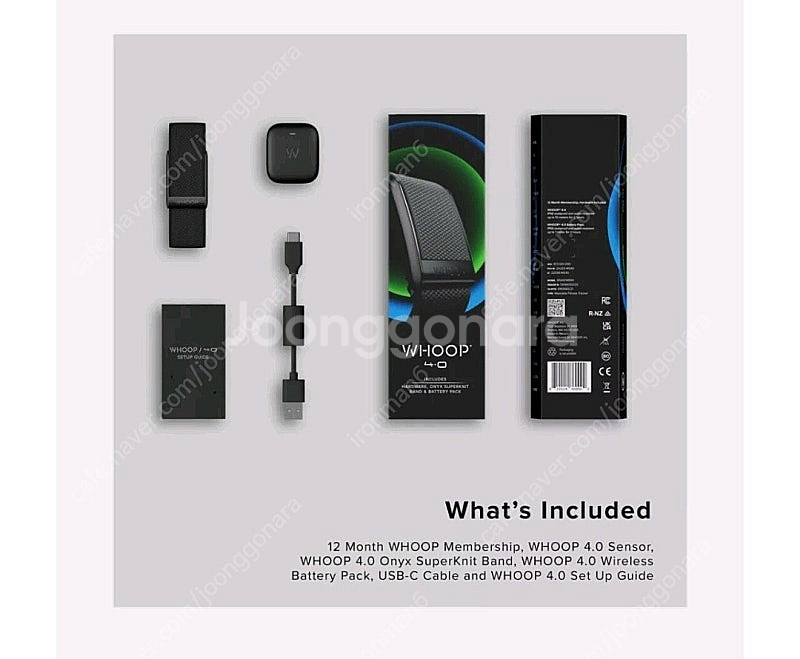 훕 WHOOP 4.0 웨어러블 팝니다.--9