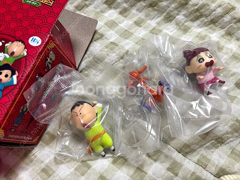 짱구 맹구 쿵후보이즈, 세발 자전거 유리 가챠 피규어 ...--1