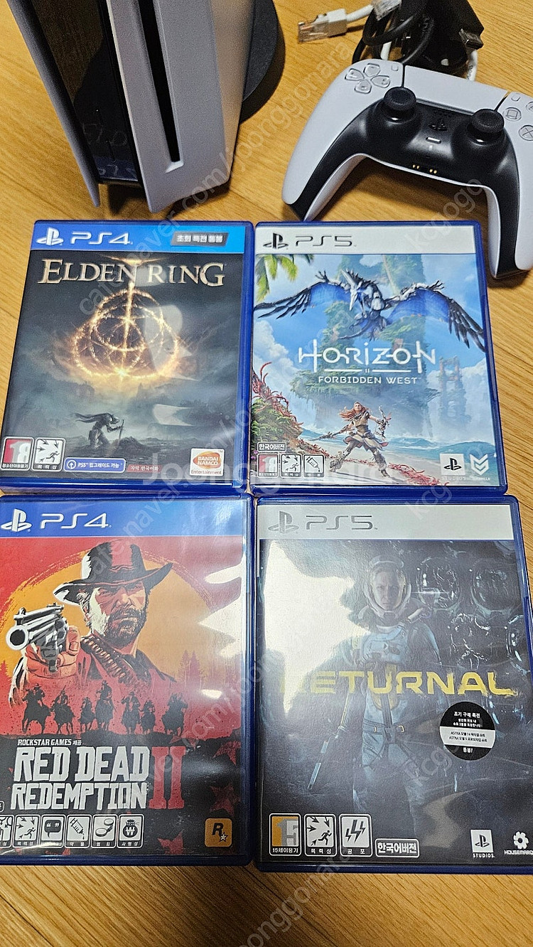 플스5 디스크 에디션 ps5 1218 버전 게임4개 포...--1