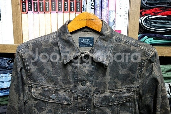 폴로 polo ralph lauren 오일 카모 트러커...--2