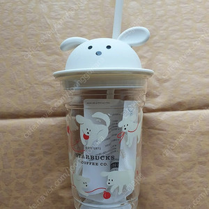 스타벅스 20 홀리데이 점핑 도그 글라스 콜드컵 355ml