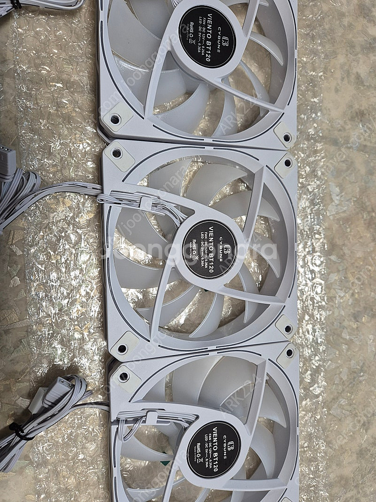 싸이번 VIENTO BT120 리버스팬(3개)--0