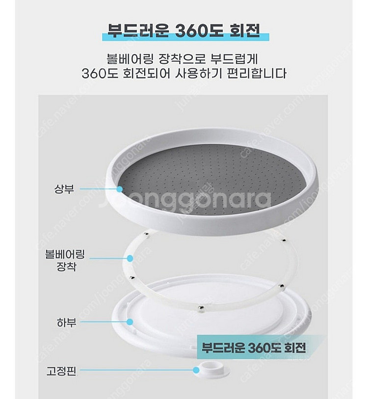 시노글라스 유리병 양념병 오일병 회전트레이 양념통 세트...--5