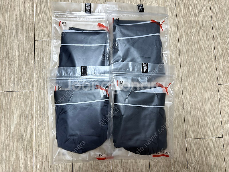 푸마 남성드로즈 팬티 M(95) 사이즈 4장 판매합니다...--0