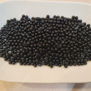 6mm 무구멍 블랙 비즈