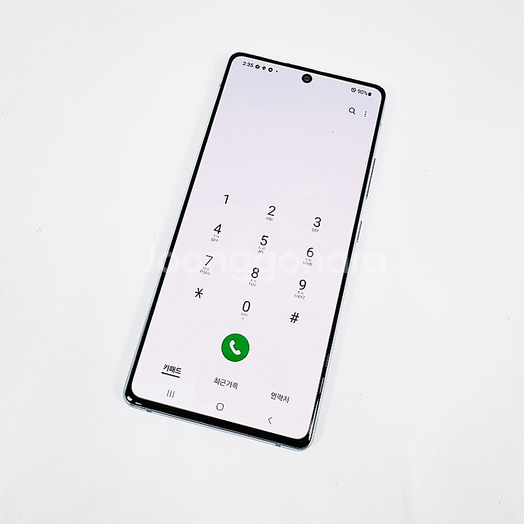 외관S급 갤럭시A퀀텀 퀀텀 128G 블루색상 6.9만원...--8