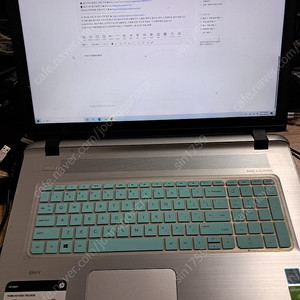 hp노트북tpn-q160 17인치 터치되는노트북 i7 7500 램16 하드1테라