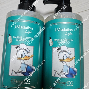 새상품)제이엠솔루션 디즈니 에디션 마린 코튼 샴푸 500ml 2개 일괄 판매
