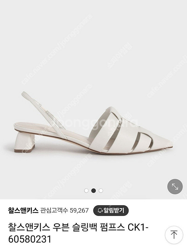 찰스앤키스 우븐 슬링백 펌프스 CK1-60580231--8