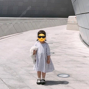 라이크봄 스트라이프 원피스 퍼플 s