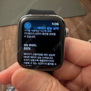 애플워치6 44mm 스테인리스 판매합니다.