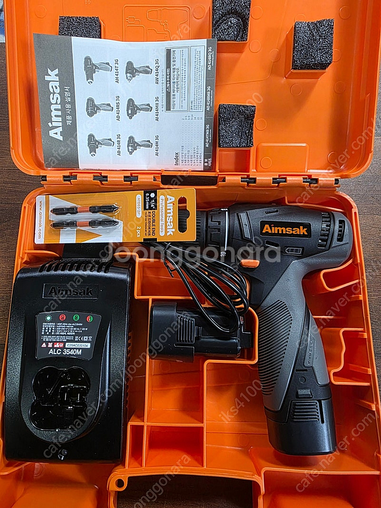 아임삭 14.4V 충전드릴세트( AD414R 3G ) ...--1