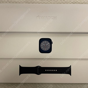애플워치8 45mm gps+셀룰러 미드나이트 미개봉 새상품 35만원 판매합니다