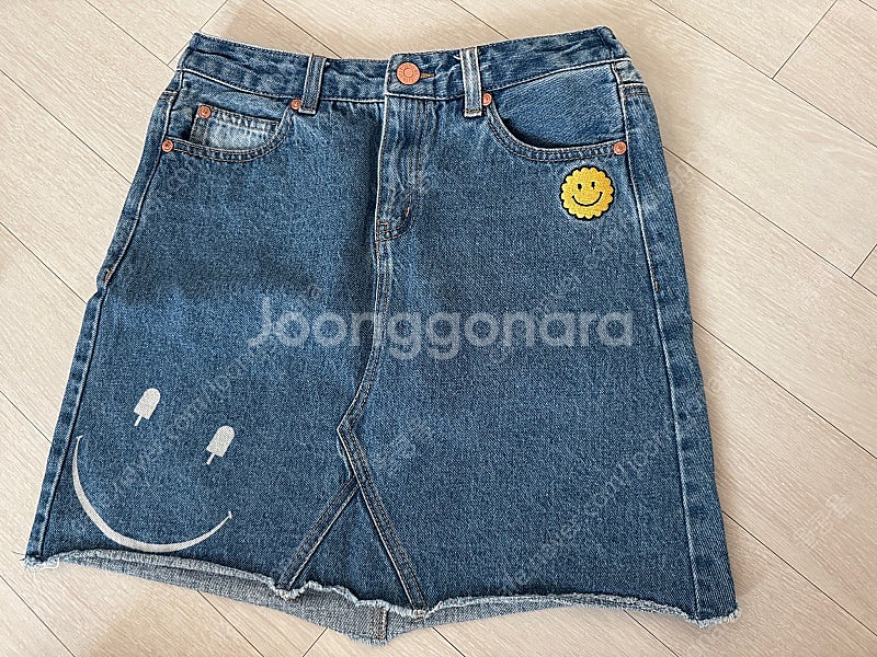 아이스비스킷 데님 스커트 165--0