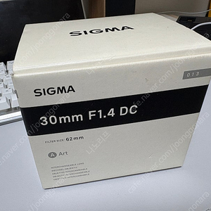 시그마 30mm F1.4 DC 렌즈 니콘 F마운트