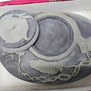 중국 돌벼루 19x13x3cm 오래전 수집했던 중국 돌벼루입니다