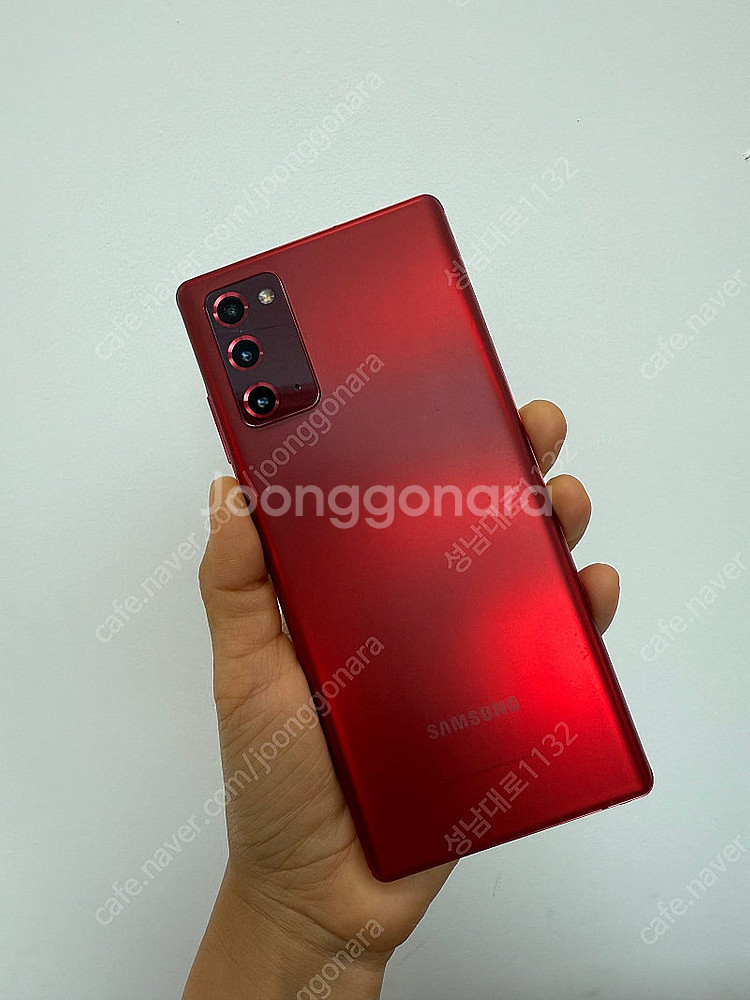 N981 갤럭시 노트20 5G 레드 256기가 17만 ...--0